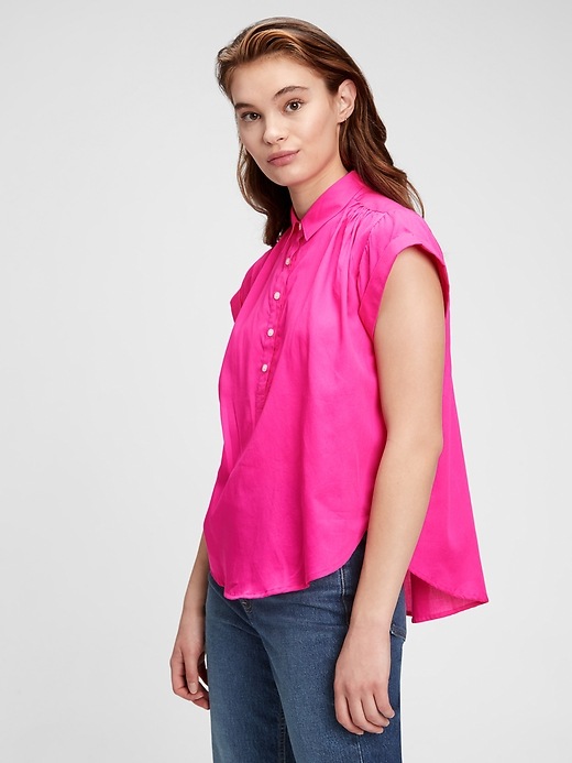 Image number 8 showing, Pleated Popover Top