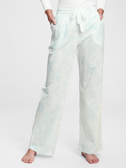 L'image numéro 6 présente Pantalons de pyjama en popeline
