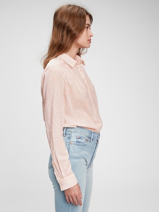 View large product image 1 of 1. Pleated Popover Top