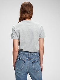 Gap Women's 100% Organic Cotton Vintage T-Shirt Gasoline Green Size L