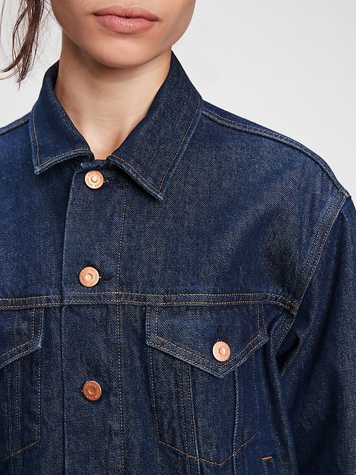 Gap & Jean ReDesign Icon Denim Jacket With Washwell™ | Gap