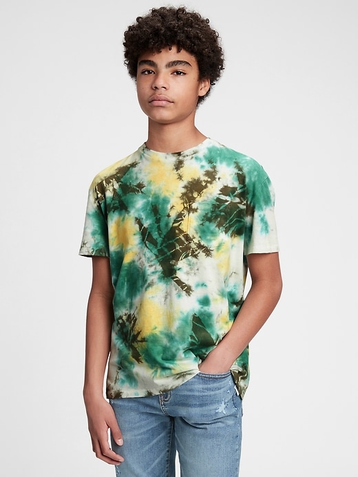 L'image numéro 9 présente T-shirt recyclé à poche pour Adolescent