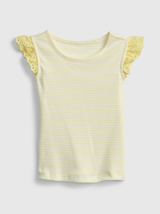 View large product image 1 of 1. Toddler Lace-Trim Tank Top