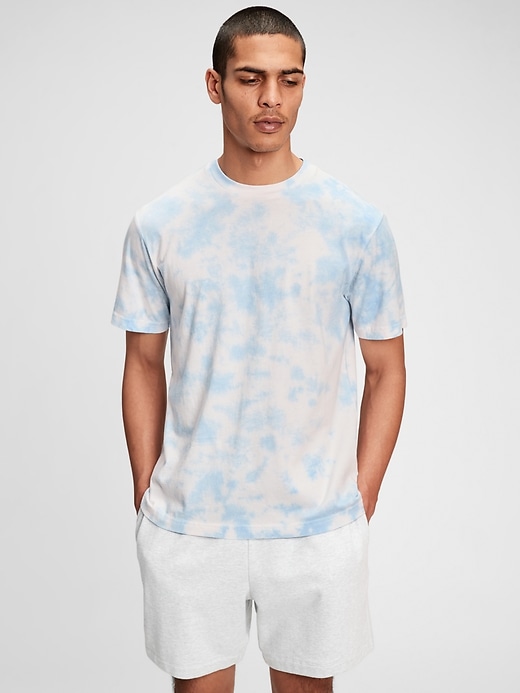 View large product image 1 of 1. 100% Organic Tie-Dye T-Shirt