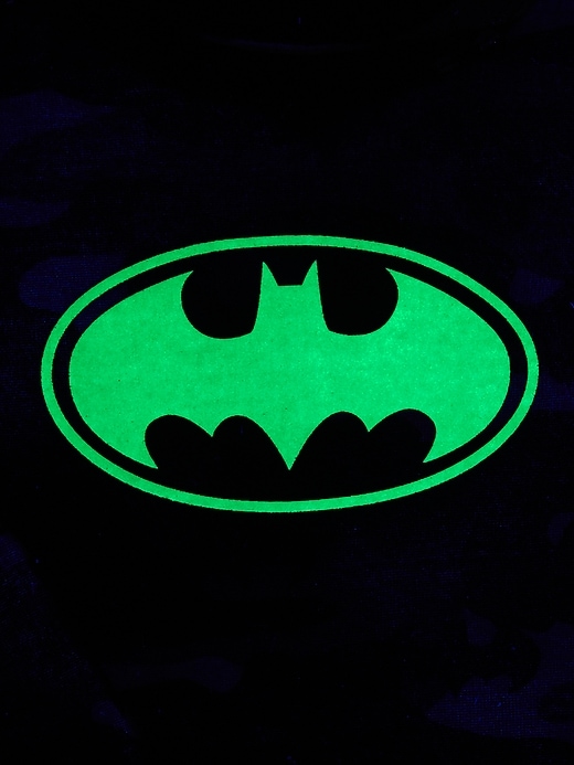 Image number 2 showing, babyGap &#124 DC&#153 Batman 100% Organic Glow in the Dark PJ Set