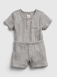View large product image 3 of 4. Baby 100% Organic Cotton Outfit Set