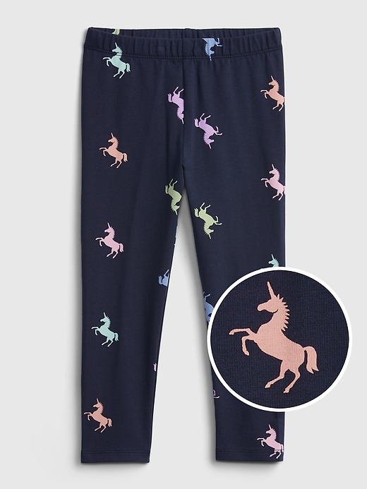 Image number 7 showing, Toddler Organic Cotton Mix and Match Pull-On Leggings