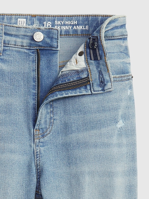 Image number 4 showing, Teen Sky High Rise Skinny Ankle Jeans with Max Stretch