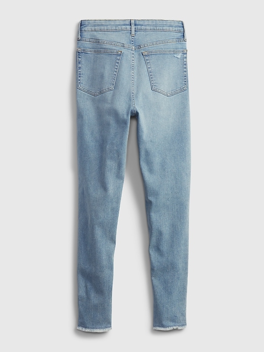 Image number 3 showing, Teen Sky High Rise Skinny Ankle Jeans with Max Stretch