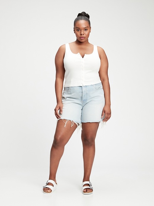 Image number 6 showing, 5'' Mid Rise Boyfriend Shorts