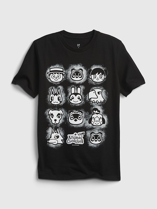 L'image numéro 1 présente T-shirt recyclé à imprimé Animal Crossing de Nintendo &#124 GapKids
