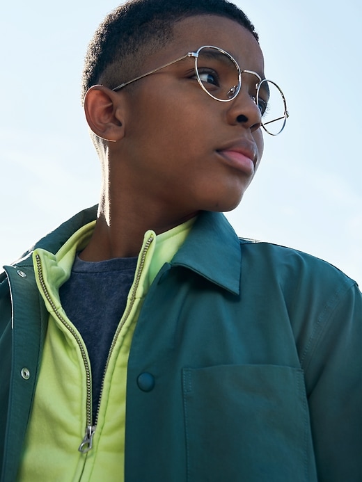 Image number 5 showing, Teen Recycled Shirt Jacket with QuickDry