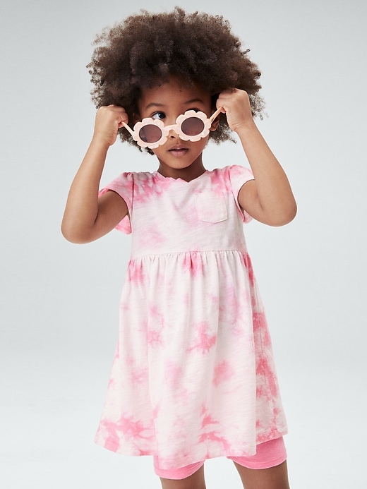 Image number 4 showing, Toddler Tie-Dye Skater Dress