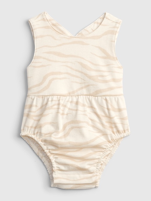 View large product image 1 of 3. Baby 100% Organic Cotton Bubble One-Piece