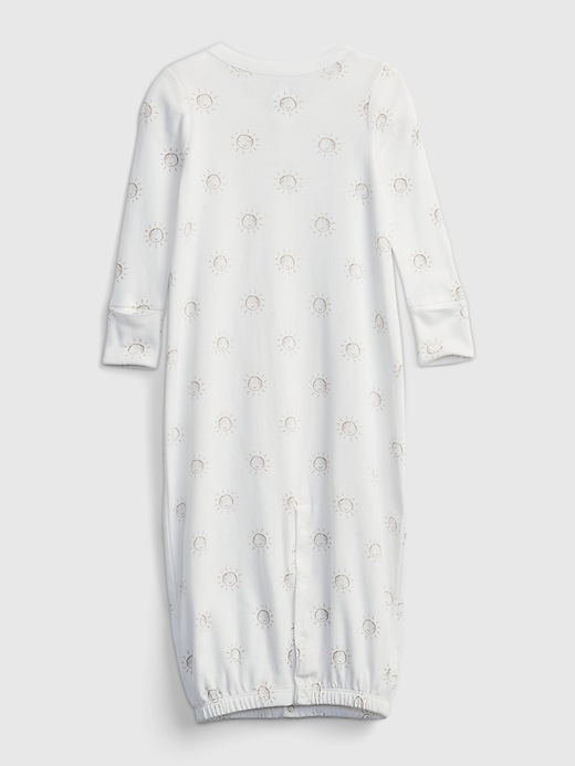 View large product image 2 of 4. Baby 100% Organic Cotton First Favorite Convertible Sleep Gown
