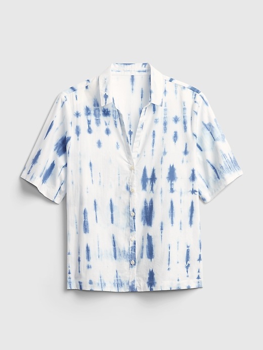Image number 3 showing, Poplin Pajama Shirt