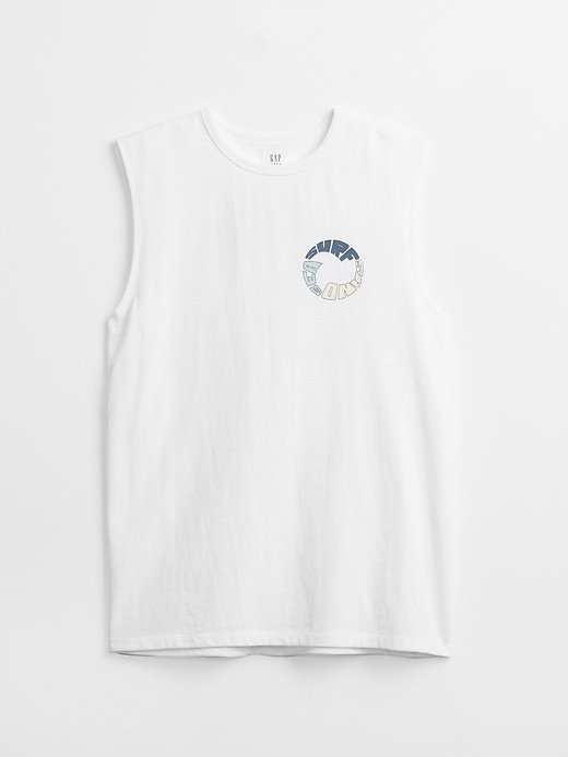 Image number 2 showing, Teen Organic Cotton Muscle Tank Top