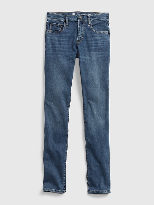 Image number 2 showing, Teen Stacked Ankle Skinny Jeans with Washwell&#153