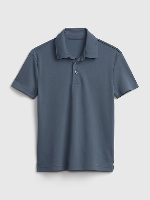 View large product image 1 of 1. Kids Performance Pique Polo Shirt