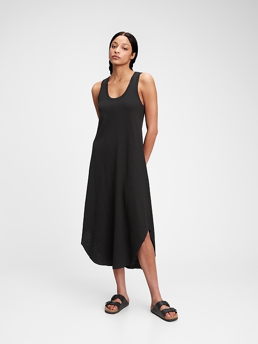 Gap Scoopneck Sleeveless Midi Dress
