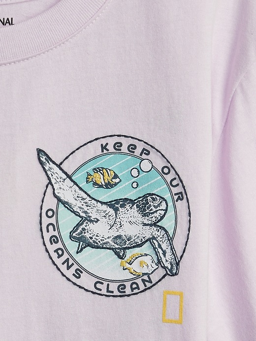 Image number 3 showing, GapKids &#124 National Geographic Organic Cotton Ocean Conservation T-Shirt