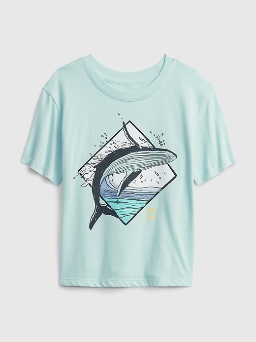 Image number 4 showing, GapKids &#124 National Geographic Organic Cotton Ocean Conservation T-Shirt