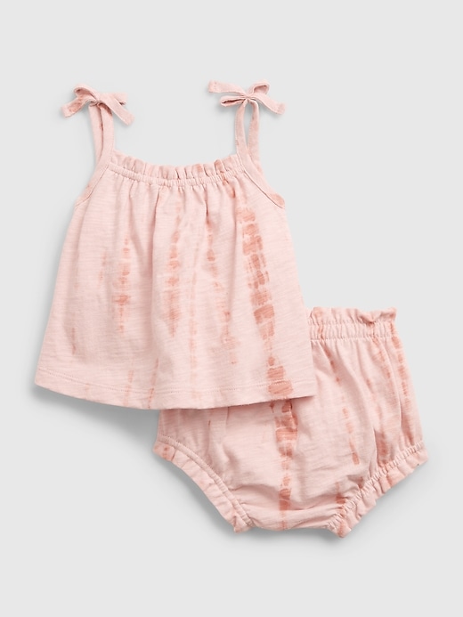 Image number 2 showing, Baby 100% Organic Cotton Tie-Dye Outfit Set