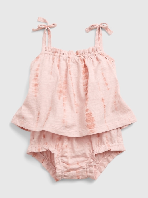 Image number 3 showing, Baby 100% Organic Cotton Tie-Dye Outfit Set