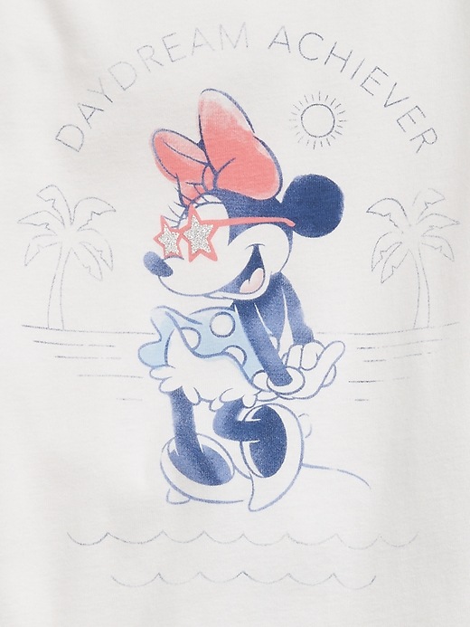 Image number 2 showing, GapKids &#124 Disney Minnie Mouse 100% Organic Cotton Graphic PJ Set