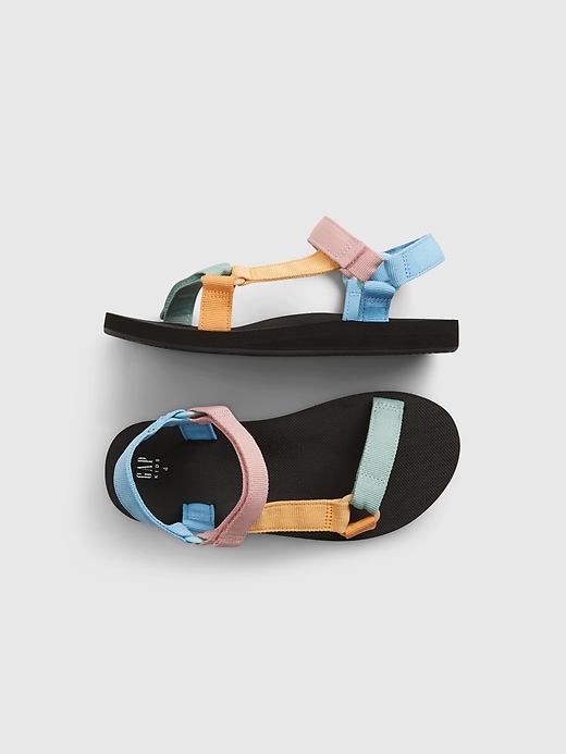 View large product image 1 of 1. Kids Velcro Strap Sandals
