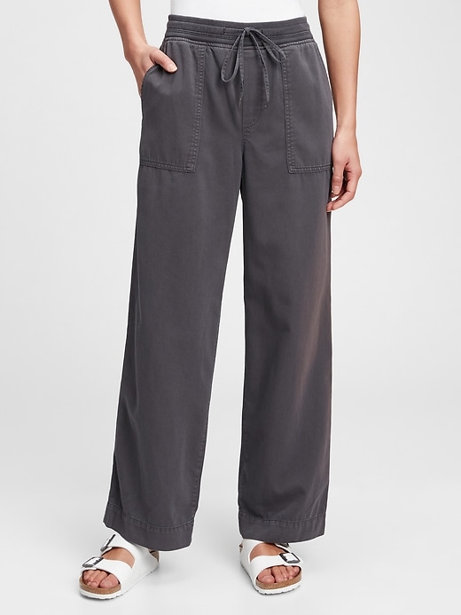 Gap Ribbed WideLeg PullOn Pants