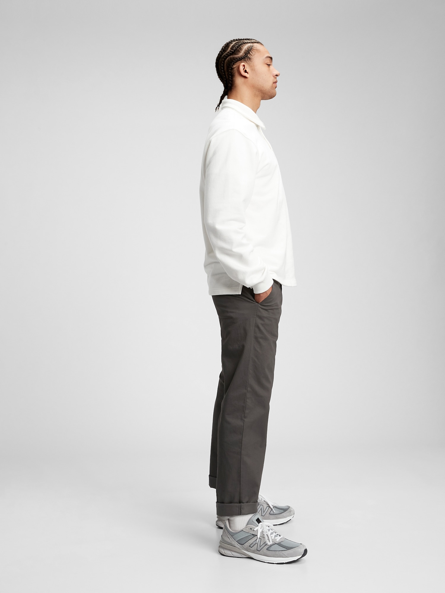 Modern Khakis in Relaxed Fit with GapFlex | Gap