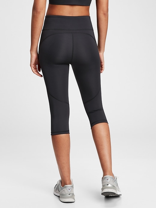 View large product image 2 of 7. GapFit High Rise Crop Leggings in Sculpt Compression