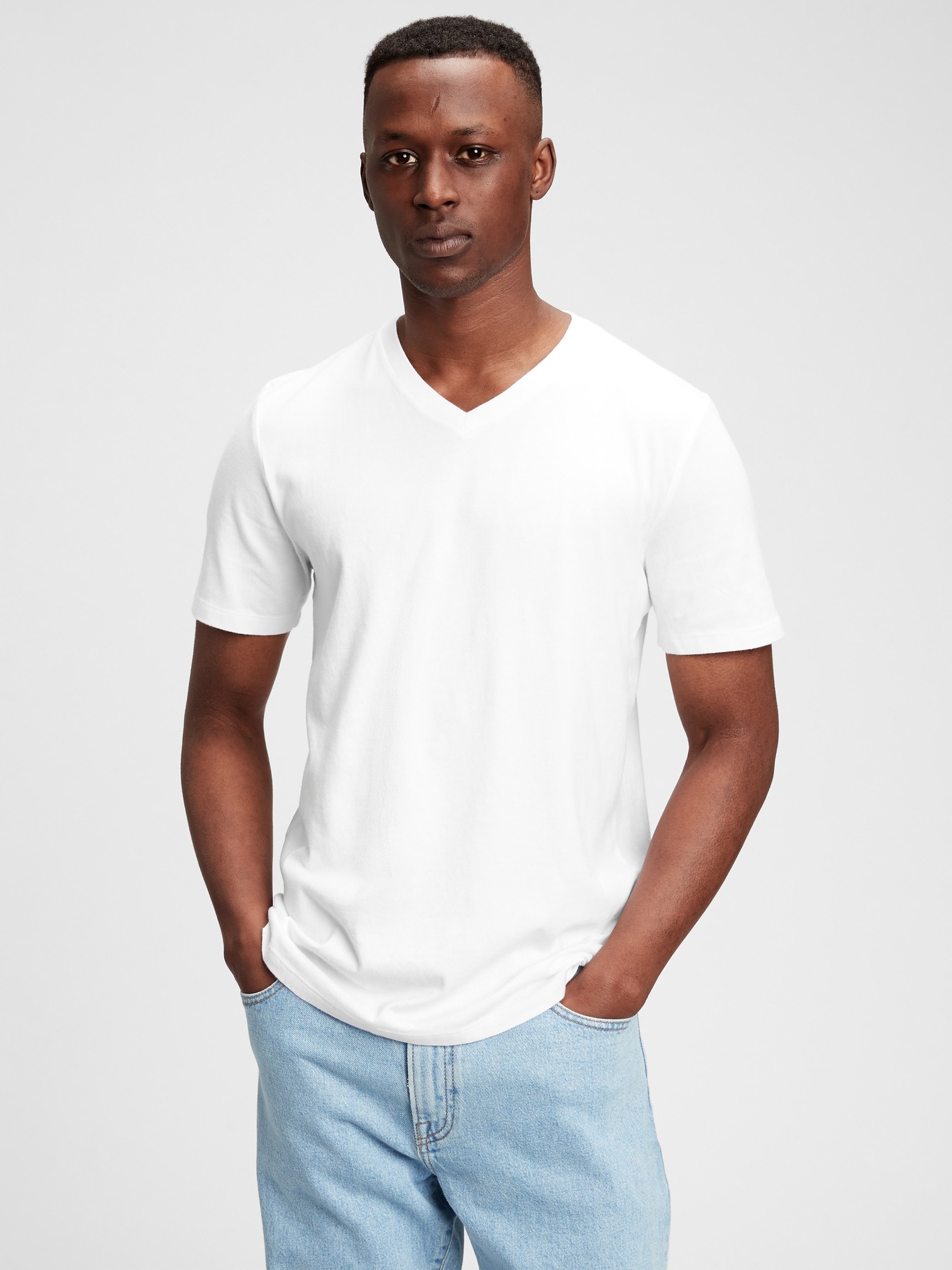 Cotton Classic V T-Shirt