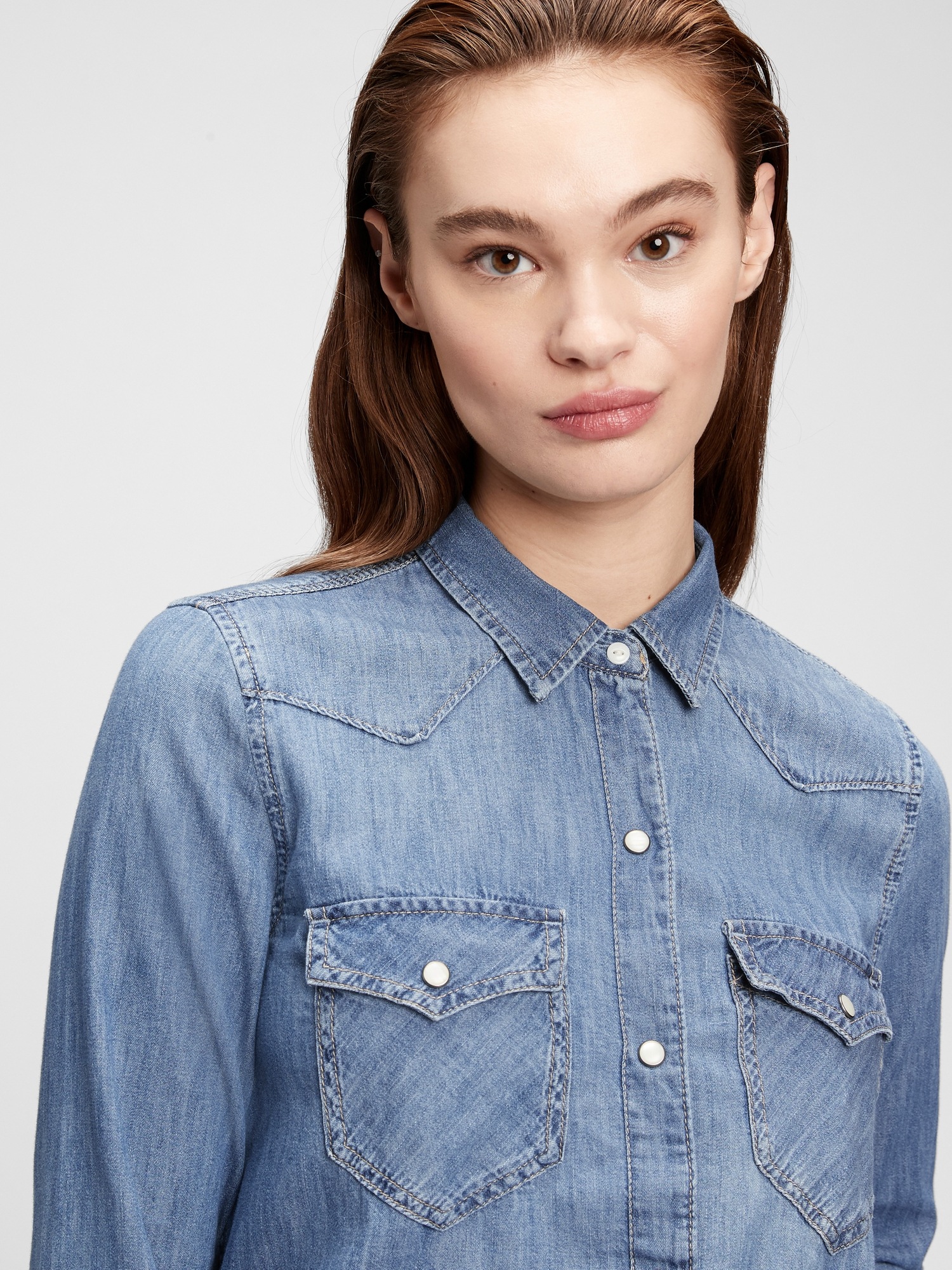gap western shirt