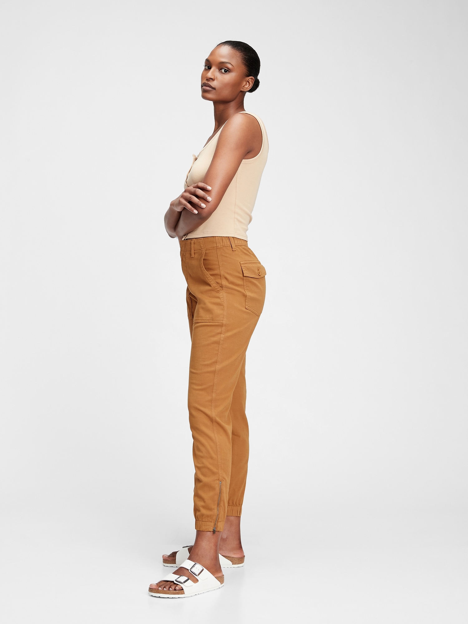 Girlfriend Utility Joggers with 