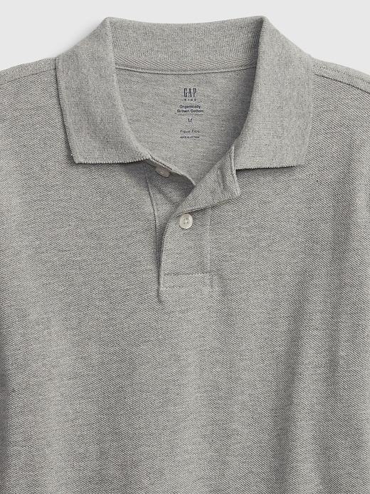 L'image numéro 3 présente Polo d’uniforme 100 % coton biologique pour Enfant