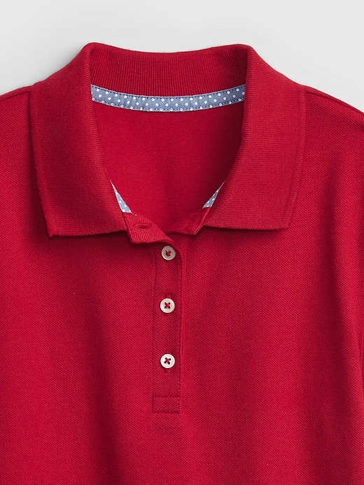 L'image numéro 3 présente Polo d'uniforme 100 % coton biologique pour Enfant