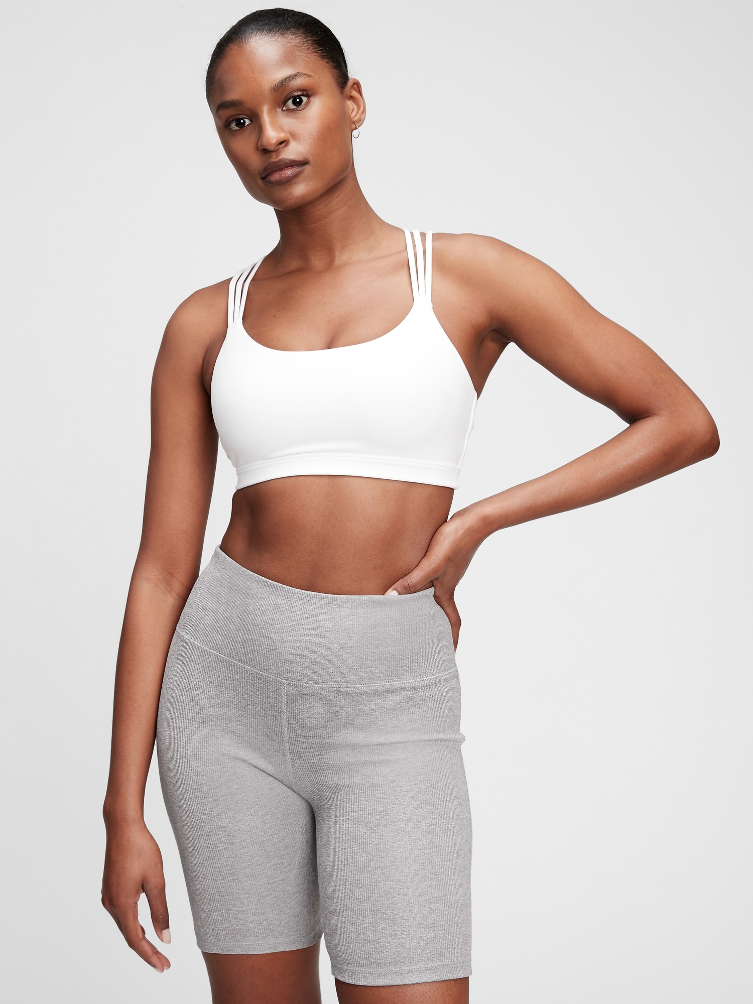 Gap  Gap fit, Strappy sports bras, Strappy tank