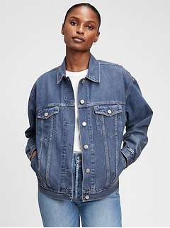 baggy denim jacket