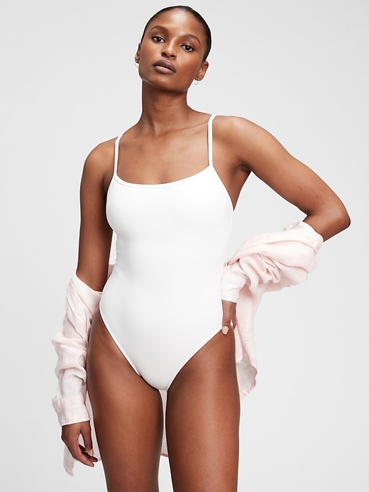 View large product image 1 of 1. Tank One-Piece Swimsuit