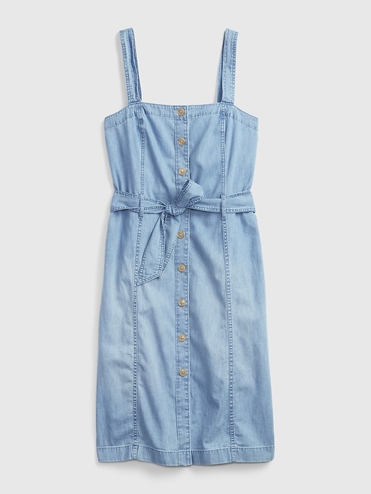 Image number 7 showing, Button-Front Apron Dress with Washwell&#153