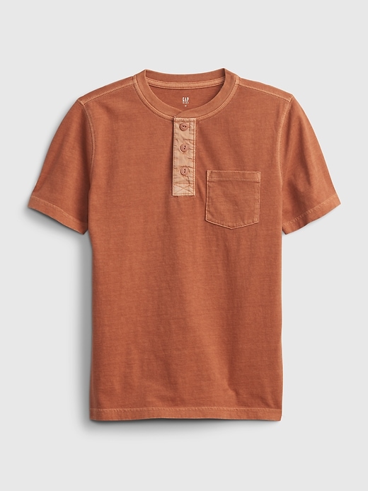 Voir une image plus grande du produit 1 de 1. T-Shirt henley vintage pour Enfant