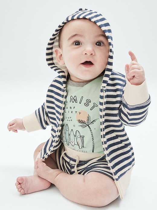 Image number 2 showing, Baby 100% Organic Cotton Mix and Match Bodysuit