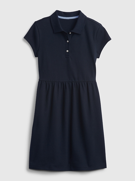 Image number 1 showing, Kids Uniform Polo Dress