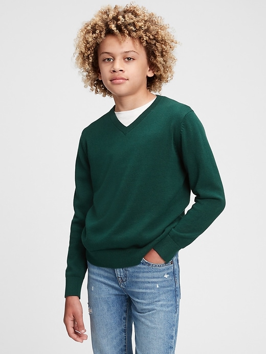 Image number 2 showing, Kids Organic Cotton Uniform Sweater