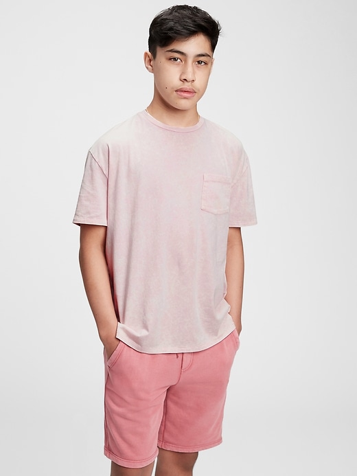 Image number 1 showing, Teen 100% Organic Cotton Pocket T-Shirt