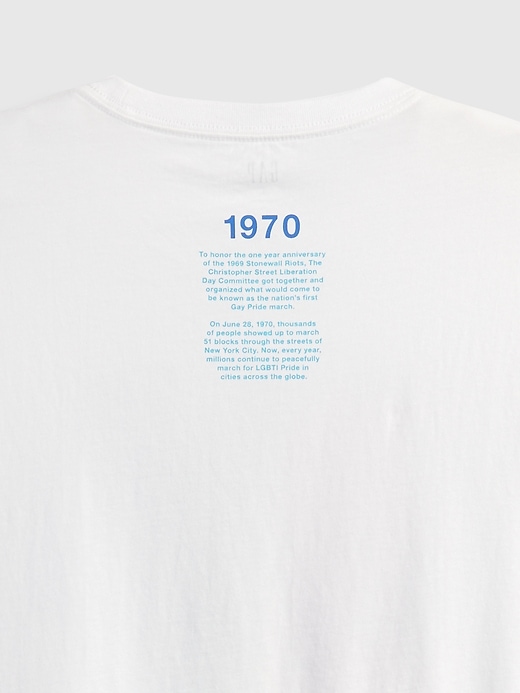 L'image numéro 3 présente T-shirt à manches courtes à imprimé PRIDE Gap X