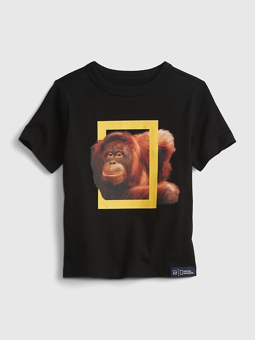 View large product image 1 of 2. babyGap &#124 National Geographic Photo Ark Organic Cotton T-Shirt