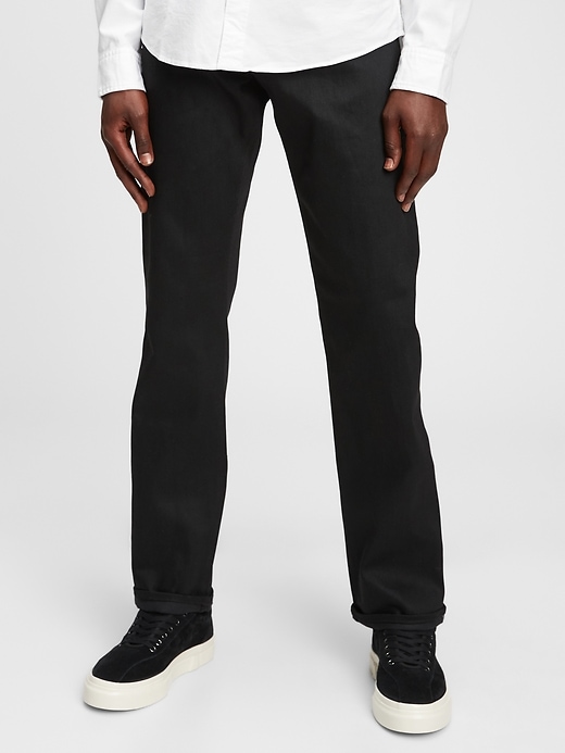 Image number 1 showing, Selvedge Straight Jeans With Gapflex